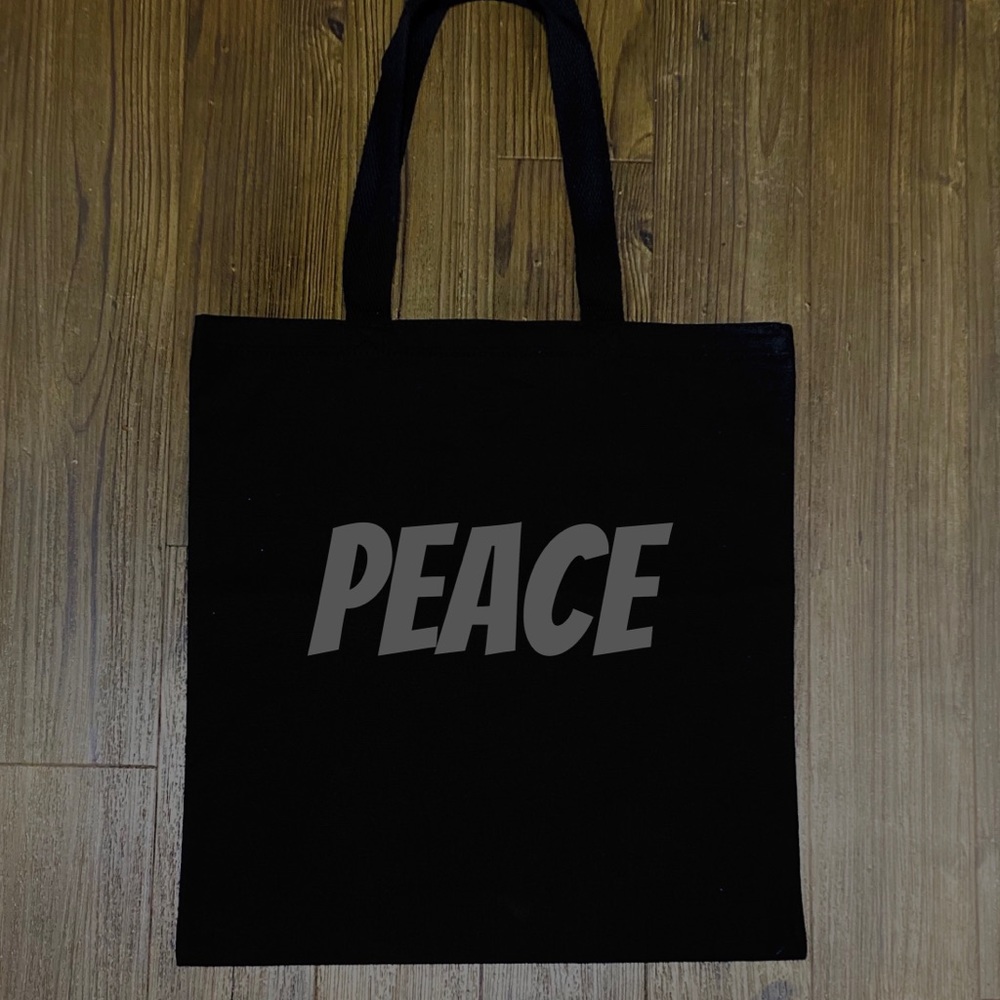 “Peace & Love” Tote Bag